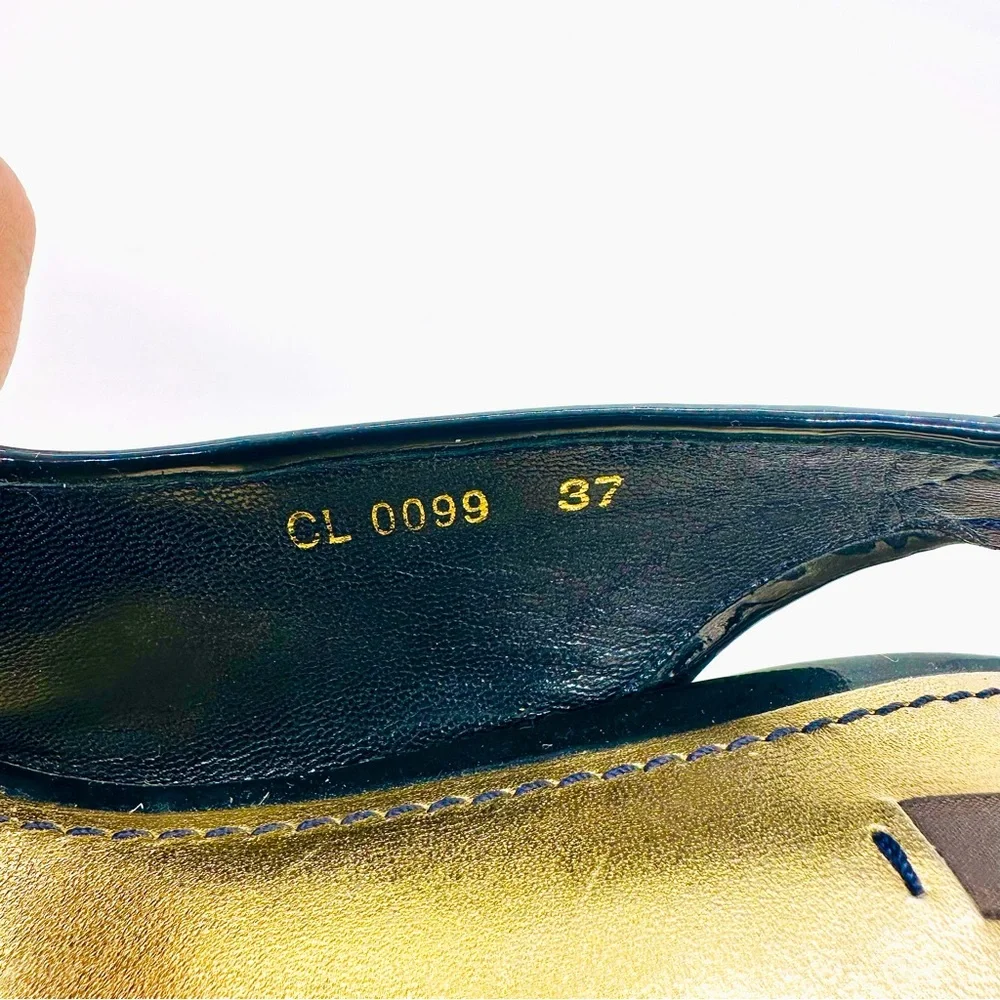 Authentic Louis Vuitton Monogram Wedge Espadrille 7 EUC